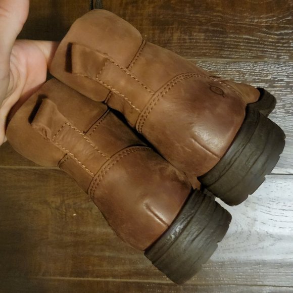 NEW Born Codi Boots Womens 6 Lace Up Brown Leather Waterproof Retail $160 - Picture 4 of 8